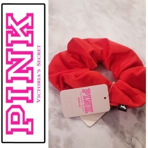 PINK Victoria's Secret Bold Red Hair Scrunchie